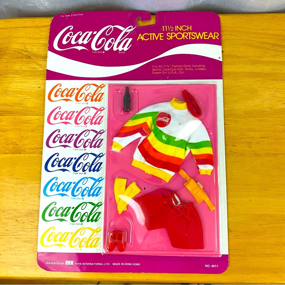 Vintage 1980s BBI Coca-Cola Fashion Doll Clothes